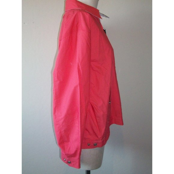 Vintage 90s Tommy Hilfiger Coral Summer Jacket - Picture 8 of 9